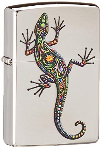 Zippo 60003087 Accendini, Ottone, Cromato Spazzolato, Unico