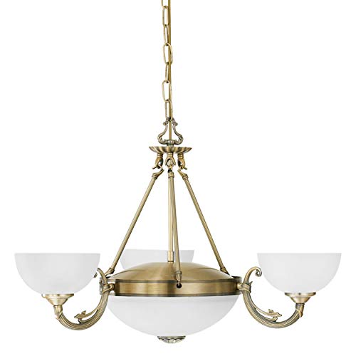 Eglo Savoy Lampada A Sospensione Supporto Rigido Bronzo E27 60 W