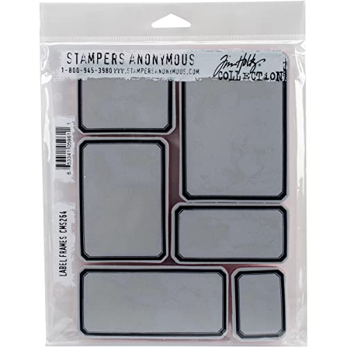 Stampers Anonymous, Timbri Adesivi Realizzati Da Tim Holtz, 17,8 X 21,6 Cm.