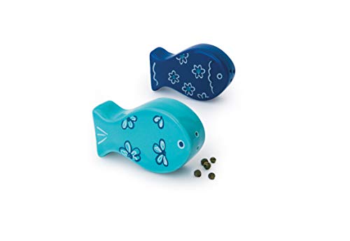 Excelsa Ocean Set Sale/Pepe, Ceramica, Azzurro, 2 Unità