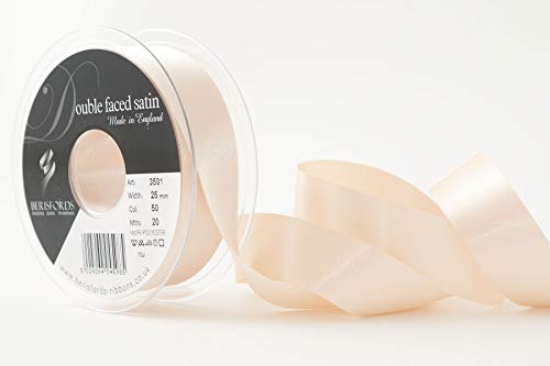 Berisfords Nastro Satinato, Crema, 20 Unità