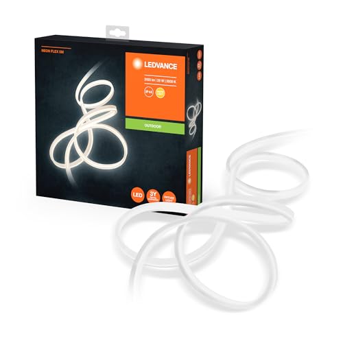 Ledvance Neon Flex/29W Apparecchio Da Parete E Soffitto, Per Tutte Le Superfici, Bianco Caldo, 3000 K, Ip44