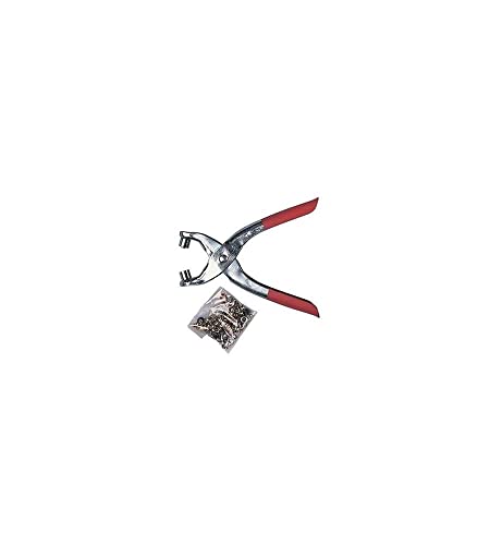 Masidef Member Of The Würth Group Pinza 100 Occhielli Assortiti, Manici Rivestiti In Plastica