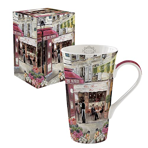 Easy Life Cofanetto Con 1 Tazza Gigante 60 Cl In Porcellana Rue De Paris