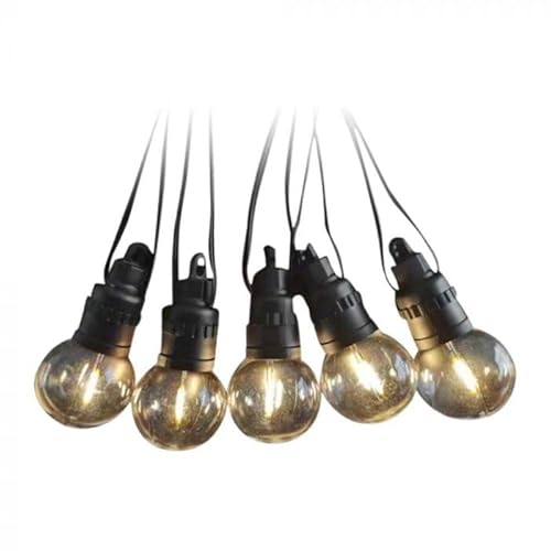 V-Tac Catenaria Led Con Pannello Solare E Telecomando 3000K 12 Metri Con 10 Lampadinevt-70512-7804