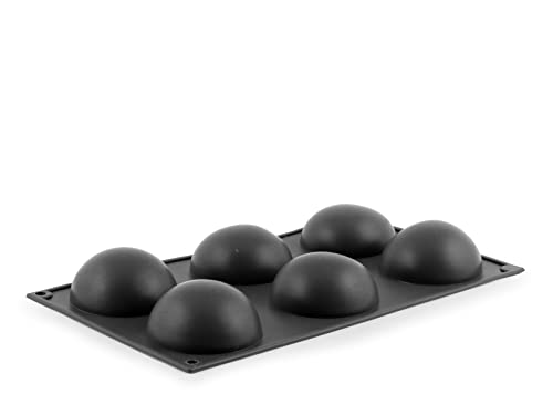 H&H Stampo 6 Dolci Silicone Grigio Cm 7