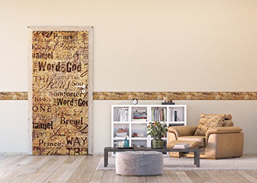 Ag Design Ftv 1540 Beschriftung, Carta Carta Da Parati Fotografica – 90 X 202 Cm – 1 Parte, Carta, Multicolore, 0,1 X 90 X 202 Cm