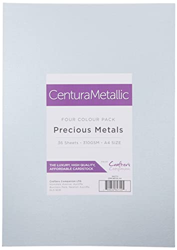 Centura Pacco Metallico Carta 36 Fogli Metalli Preziosi, Precious Metals, 29.6 X 21 X 10.5 Cm