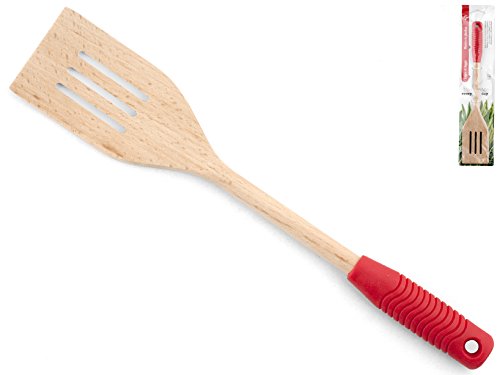 Home Paletta Forata, 30 Cm, Rosso/Legno, 5.5X30X1.5 Cm