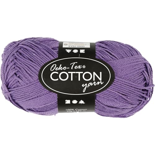 Creativ Filato Di Cotone, Viola, Taglia Unica