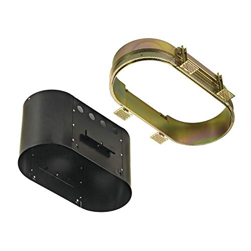 Slv Nero Telaio 2 Frameless Per Aixlight Pro/Accessorio Per Lampada A Incasso, Faretto