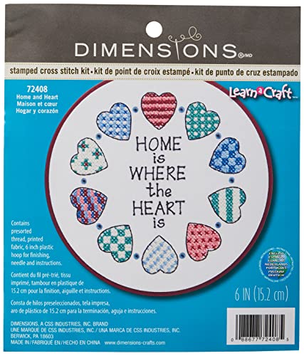 Dimensions Casa E Cuore, Cotone, Versione Originale Needlecrafts