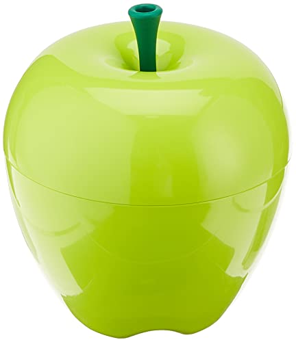 Unbekannt Qualy Ql10034G - Scatola Portaoggetti Mini Happle In Plastica, 18 X 18 X 18 Cm, Colore: Verde