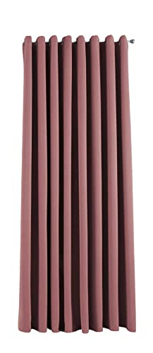 Gardinenbox Newyork 201920600 - Tenda Oscurante Oscurante Con Occhielli, 245 X 295 Cm, Colore: Rosa Antico