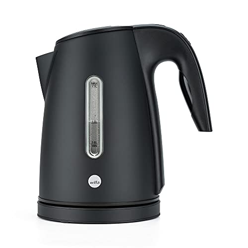 Bollitore Wilfa Rapids - 1,7 Litri Di Capacità, 2000 Watt, Indicazione Livello Dell’Acqua Sull’Esterno, Acciaio Inox, Colore Nero