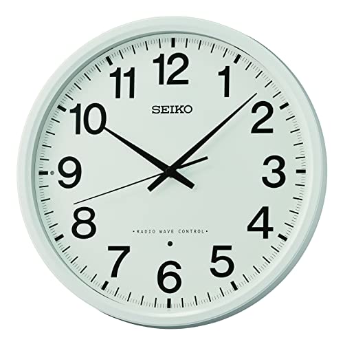 Seiko Orologio Da Parete In Plastica Bianca Qhr027W