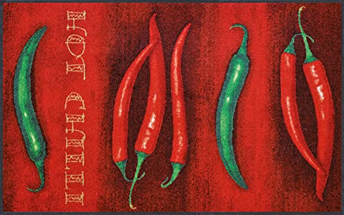 Wash+Dry - Tappeto Hot Chilli 75X120, Rosso