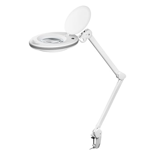Goobay 60360 Lámpara De Aumento Led Con Pinza / Lámpara De Aumento De Plástico / 8 W De Consumo, Temperatura De Color 6500 K / Flujo Luminoso 650 Lm /