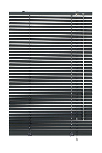 Gardinia Veneziana In Alluminio, Visibilità, Protezione Dalla Luce E Ai Raggi Solari, Fissaggio Al Muro E Al Plafone, Kit Di Montaggio Incluso, Grigio