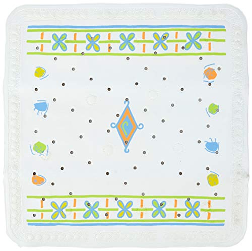 Spirella Tappeto Antiscivolo Avignon Mult. 55X55 1238266, Bianco, Standard
