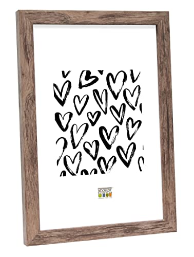 Deknudt Frames S45Rh3-20.0X28.0 - Cornice Portafoto Con Modanatura In Legno, 20 X 28 Cm, Colore: Marrone