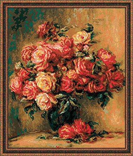 Riolis - Set Per Punto Croce, Motivo: Mazzo Di Rose