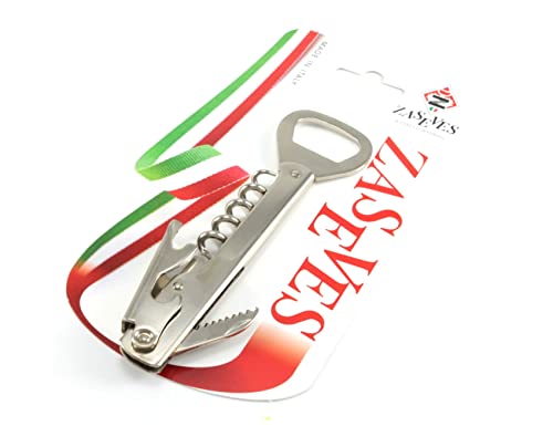 Cavatappi Da Cameriere In Acciaio Professionale, Cavatappi Apribottiglie Vino Spumante, Cavatappi Da Sommelier Tagliacapsule In Acciaio Inossidabile,