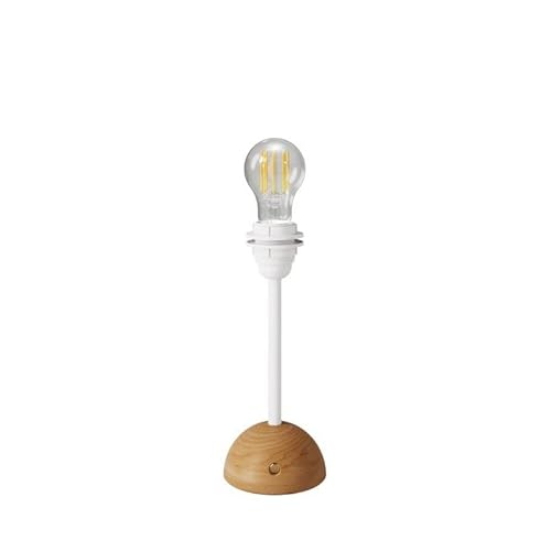 Creative Cables - Lampada Portatile E Ricaricabile Cabless12 Con Lampadina A Goccia E Predisposizione Per Paralume - Con Lampadina, Neutro