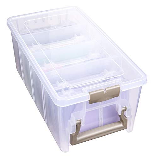 Artbin Borsa Fotografica Set Di Organizer Per Foto E Artigianato, Con 8 Custodie In Plastica All'Interno, Trasparente, Polipropilene, 0, Semi Photo Sa