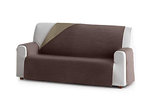 Eysa Oslo Salva, Microfiber, C/7 Marrone-Visone, 3 Posti 160Cm. Adatto Per Divani Da 170 A 210 Cm