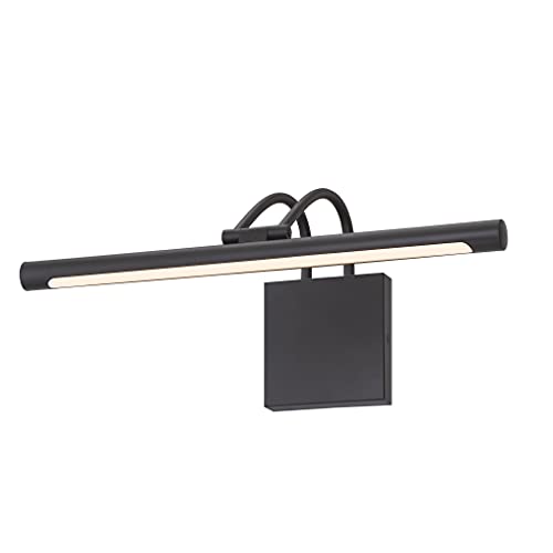 Westinghouse Lighting 75016 – Luce Per Quadri Led Di 43 Cm, Dimmerabile, Regolabile E Cablata, 15 Watt, Finitura Nera Opaca, 3.000 K