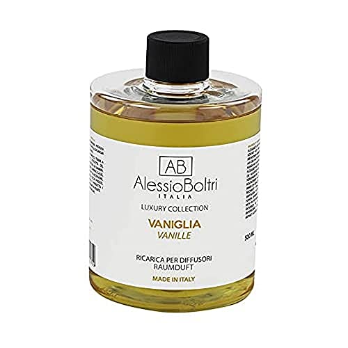 Ab Alessio Boltri - Ricarica Per Diffusori Luxury 500 Ml, Profumazione Vaniglia