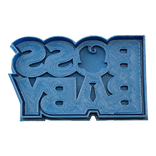Cuticuter El Bebe Jefazo Logo Di Biscotti, Blu, 8 X 7 X 1.5 Cm