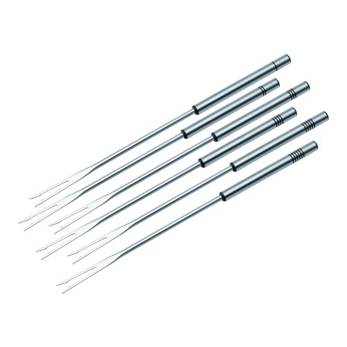 Kuhn Rikon 32208 - Set Forchette Per Fonduta Di Formaggio/Carne, In Plastica, 6 Pezzi