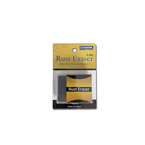 Sanelli Ambrogio, Naniwa, Gomma Per Ruggine, Ideale Per Eliminare Tracce Di Ossidazione Da Coltelli E Pietre Affilacoltelli, Made In Japan, Color Nero