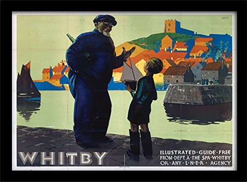 Pyramid International Whitby (1) Con Stampa Artistica, Memorabilia, Multicolore, 30 X 40 X 1.3 Cm