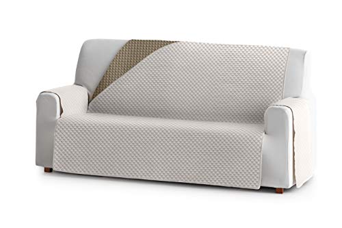 Eysa Oslo Salva, Microfiber, C/0 Greggio-Visone, 4 Posti 190Cm. Adatto Per Divani Da 210 A 250 Cm