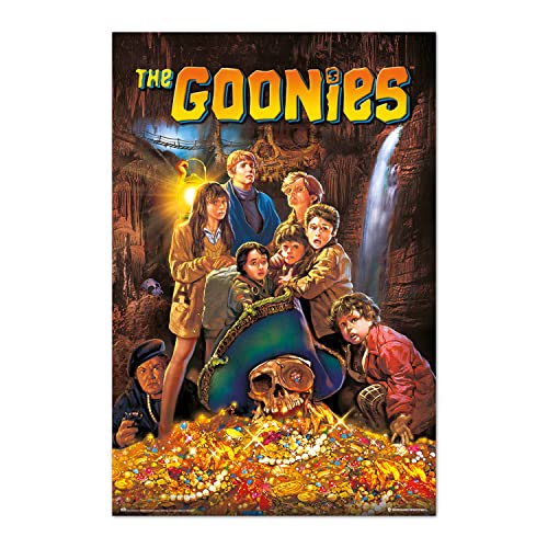 Grupo Erik: Poster The Goonies - Treasure | Poster Da Parete The Goonies, 61 X 91,5 Cm, Poster Da Muro Con Carta Lucida E Incorniciabile, The Goonies