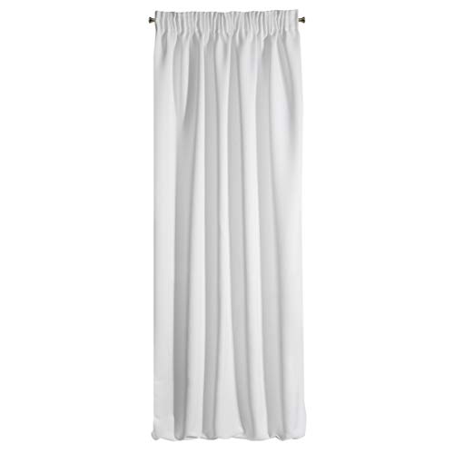 Eurofirany Blackout - Tende Morbide E Oscuranti, Moderne, Semplici E Moderne, Per Camera Da Letto, Cameretta Dei Bambini, Soggiorno, Bianco, 135 X 270