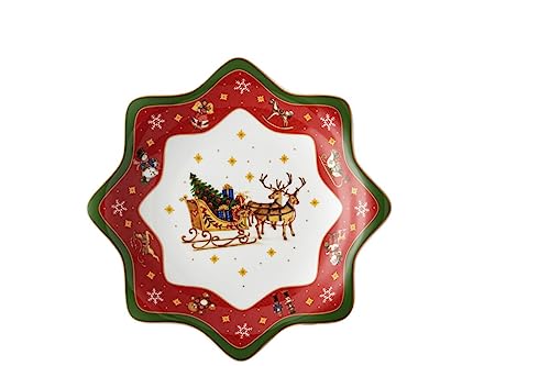 Ciotola A Forma Di Stella, 25 Cm, Happy Wintertime 25 Cm