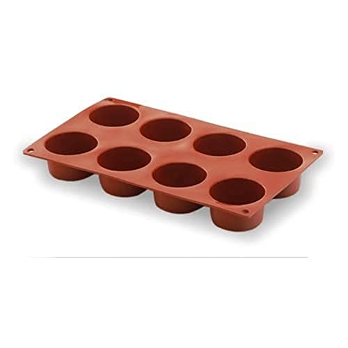 Lacor 66807- Stampo Silicone Cilindrico 8 Cavità