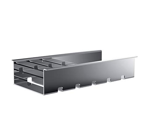 Emco Liaison 184500100 - Mensola Portaoggetti Cromata Per Doccia, Con Gancio, Cestino Senza Fori, Accessori Da Bagno, Profondità 39 Mm