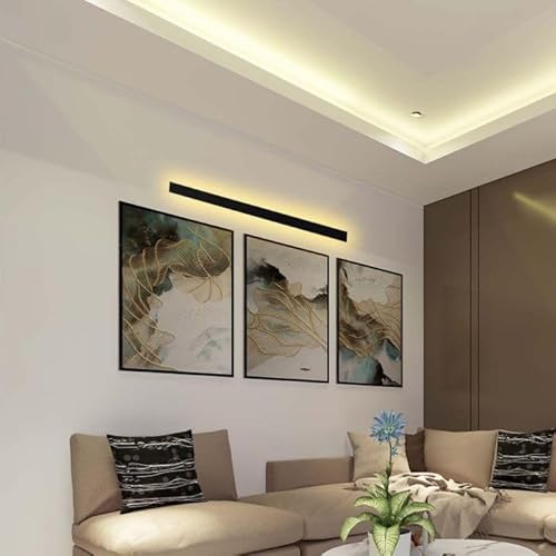 V-Tac Vt-1176 Lampada Led Lineare Da Parete Applique Rettangolare Design Moderno 16W 101Cm Corpo Antracite Luce 4000K Ip65-10435