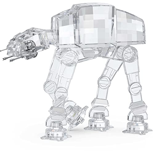 Swarovski Star Wars, At-At Walker, Oggetto Decorativo In Cristalliswarovski, Metallo Lucido, Bianco