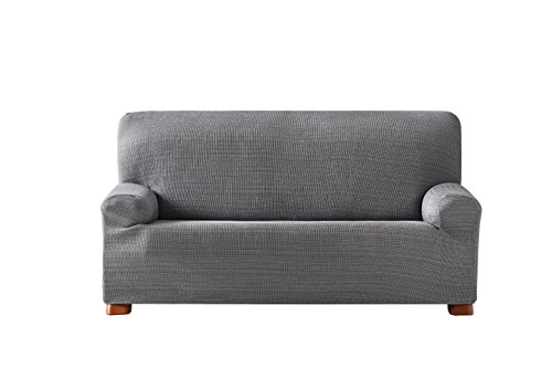 Eysa Aquiles Copridivano Elastico 4 Posti, Poliestere-Cotone, Grigio, 37X29X11 Cm