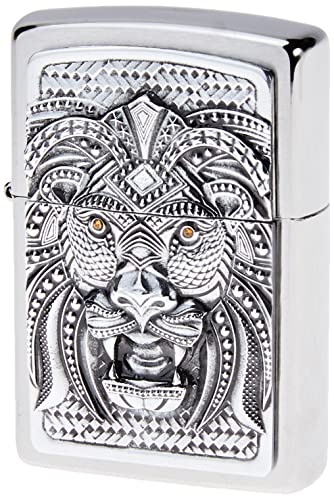 Zippo Lighter, Cromo, Silver, One Size