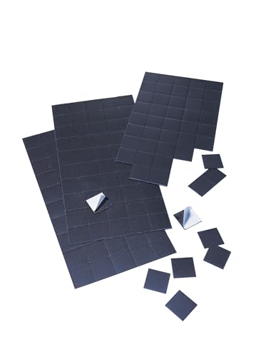 Franken Mpl22Sb - Piastra Magnetica, Spessore 1 Mm, 20 Mm X 2 Cm, Nero, 50 Pezzi