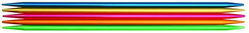 Addi Ferri Da Maglia Colibri, Metal, Multicolore, 5,5Mm/15Cm, 5 Unità