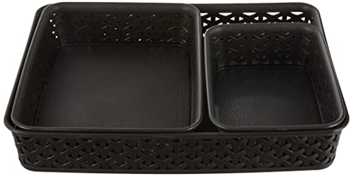 Curver My Style Basket Set A4+A5+A6 - 35X26X7H Marrone