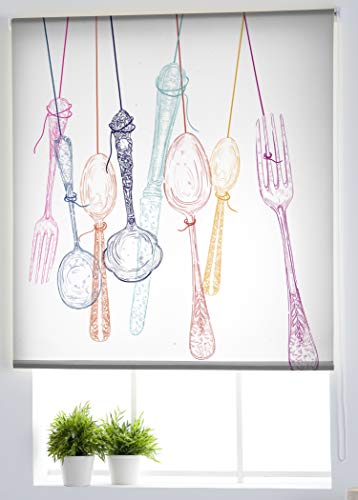 Estoralis C-1180 Tende A Rullo Estampa Digital Easy Fix, Multicolor, 80 X 150 Cm